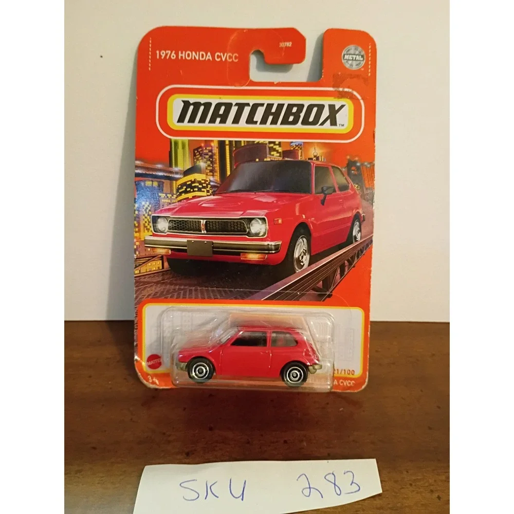 Matchbox 1976 Honda CVCC Red 21/100 Diecast Car 2021 Metal Series‎ HFP54